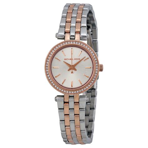 Michael Kors Petite Darci Silver Dial Ladies Watch 